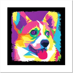 Pembroke Welsh Corgi Pop Art - Dog Lover Gifts Posters and Art